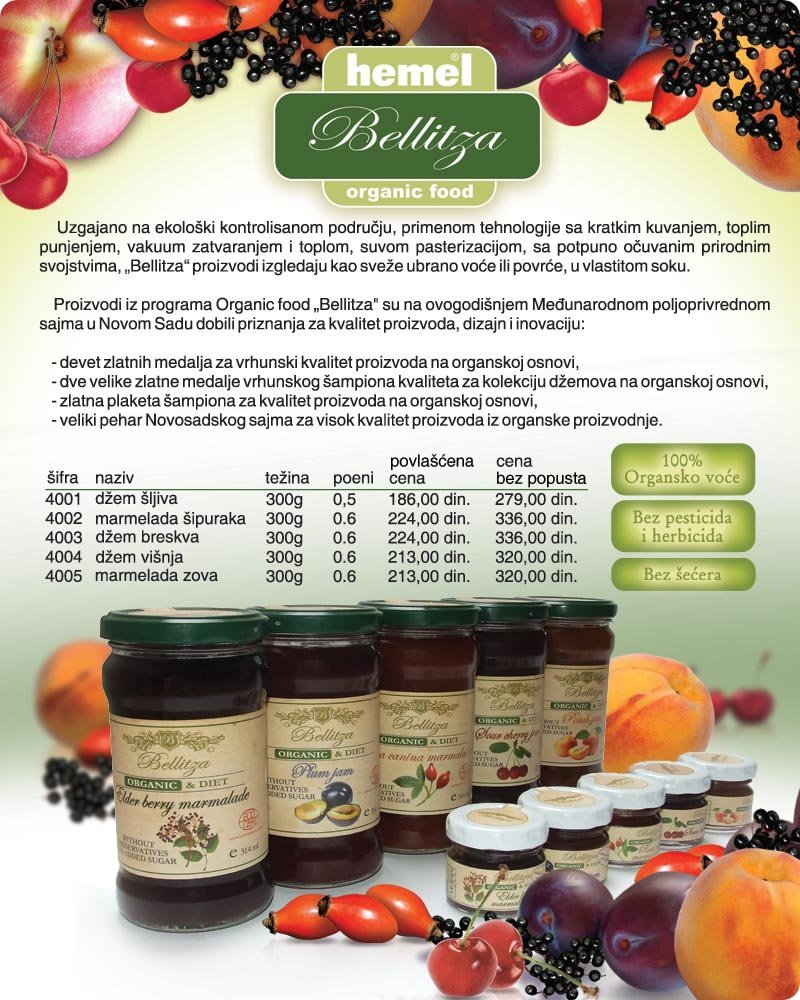 Organski džemovi i marmelade